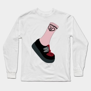 Pink Socks & Creepers Long Sleeve T-Shirt